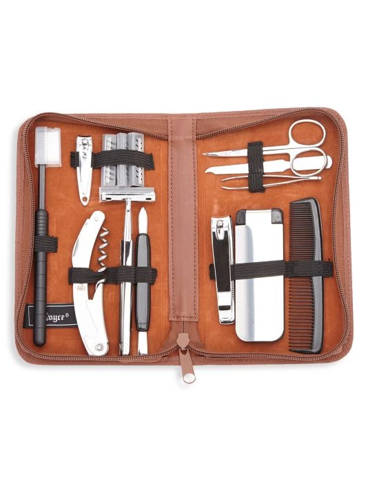 ROYCE New York Travel Grooming Necessities Kit Coco 7 ROYCE New York Travel Grooming Necessities Kit Coco - Image 7