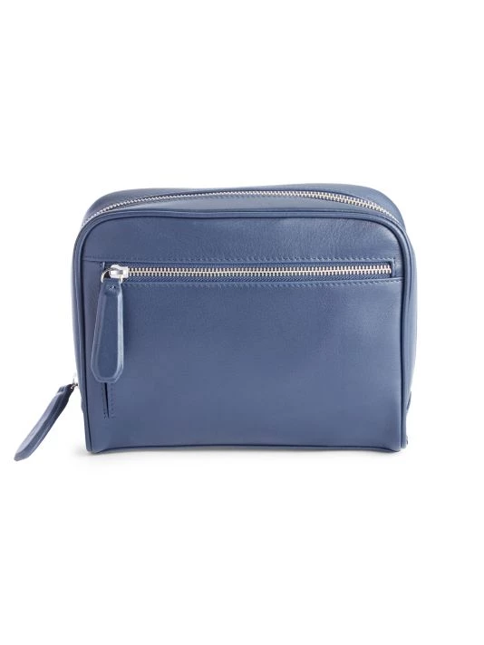 ROYCE New York Leather Toiletry Bag Black 2 ROYCE New York Leather Toiletry Bag Black - Image 2