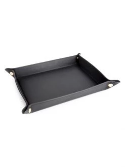 ROYCE New York Large Leather Catchall Valet Tray Navy Blue -Cheap ROYCE New York Store unnamed file 199