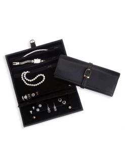 ROYCE New York Suede-Lined Leather Jewelry Roll Bright Pink -Cheap ROYCE New York Store unnamed file 205