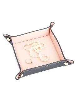 ROYCE New York Leather Valet Tray Black Pink -Cheap ROYCE New York Store unnamed file 218