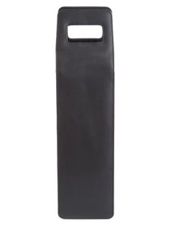 ROYCE New York Leather Wine & Champagne Single Bottle Carrying Case
