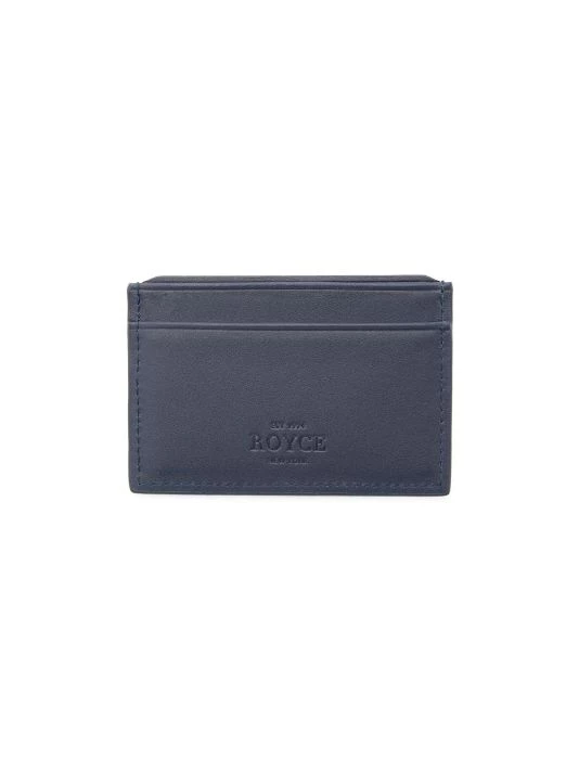 ROYCE New York RFID-Blocking Leather Card Case Silver 8 ROYCE New York RFID-Blocking Leather Card Case Silver - Image 8