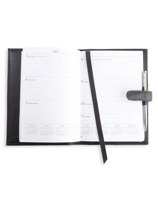ROYCE New York Executive Leather Daily Planner Red 2 ROYCE New York Executive Leather Daily Planner Red - Image 2
