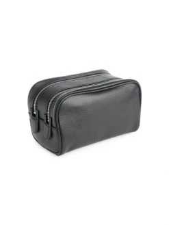 ROYCE New York Double Zip Leather Toiletry Bag Black -Cheap ROYCE New York Store unnamed file 30