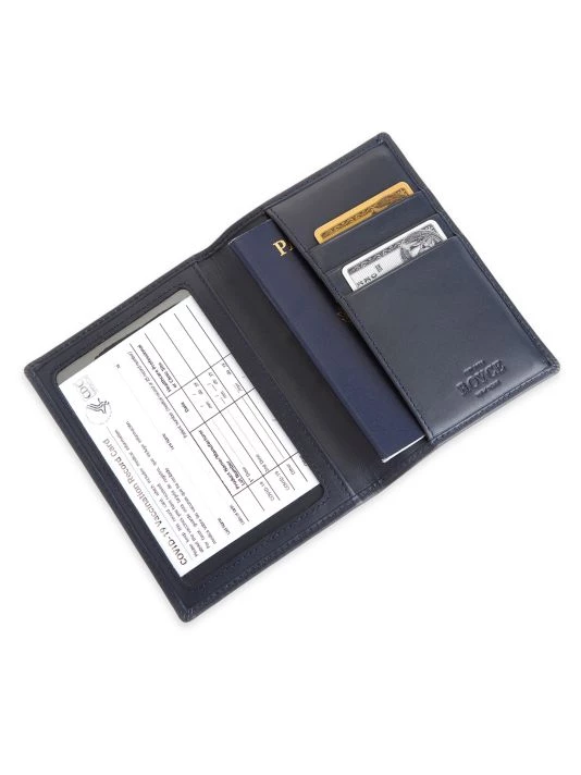 ROYCE New York Vaccine Card & Passport Wallet Black 4 ROYCE New York Vaccine Card & Passport Wallet Black - Image 4