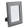 ROYCE New York Leather Picture Frame Black
