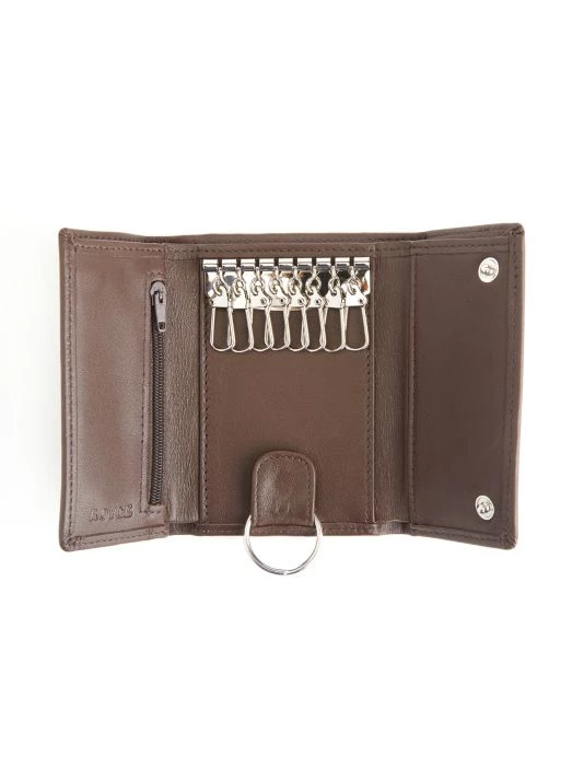 ROYCE New York Key Carrying Case Wallet Brown 4 ROYCE New York Key Carrying Case Wallet Brown - Image 4