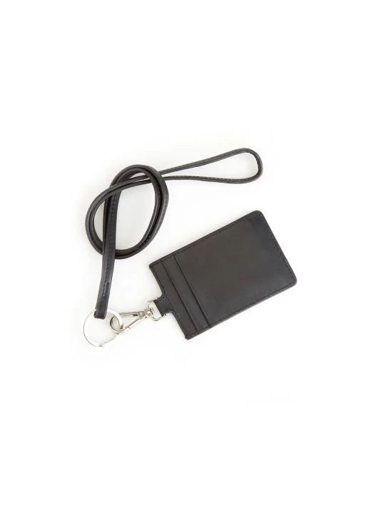 ROYCE New York Leather Lanyard ID Holder Tan 1 ROYCE New York Leather Lanyard ID Holder Tan