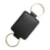 ROYCE New York Valet Leather Key Chain Black