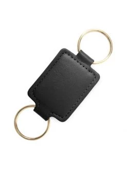 ROYCE New York Valet Leather Key Chain Black