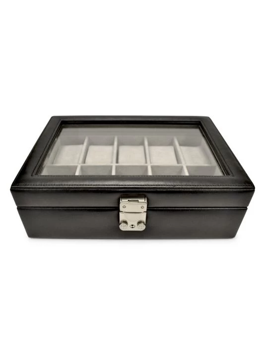 ROYCE New York Ten-Slot Watch Box Display Case 1 ROYCE New York Ten-Slot Watch Box Display Case