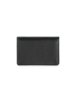 ROYCE New York Leather Business Card Holder Black