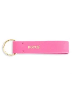 Royce New York Minimalist Leather Key Fob Bright Pink -Cheap ROYCE New York Store unnamed file 51
