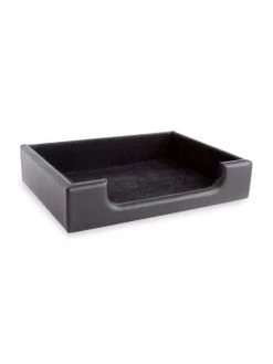 ROYCE New York Leather Desk Note Tray Organizer