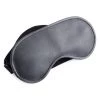 ROYCE New York Luxe Leather Sleep Mask Silver