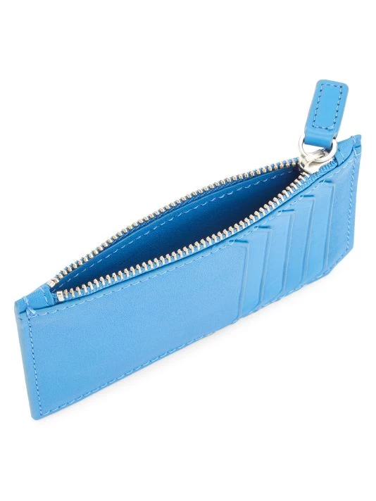 ROYCE New York Zip Leather Card Wallet Bright Pink 2 ROYCE New York Zip Leather Card Wallet Bright Pink - Image 2