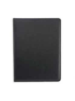 ROYCE New York Leather Executive Document Organizer Folder Navy