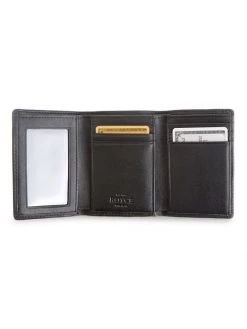 Royce New York Tri-Fold Leather Wallet Black -Cheap ROYCE New York Store unnamed file 57