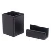 ROYCE New York Leather Suede-Lined 2-Piece Executive Desk Accessory Set