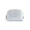 ROYCE New York Compact Leather Cosmetic Bag Blush Pink