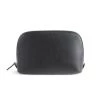 ROYCE New York Leather Cosmetic Bag Navy Blue
