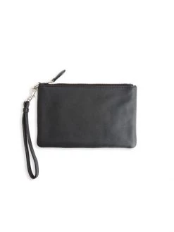 Royce New York Leather Wristlet For Men Navy Blue