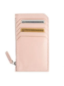 ROYCE New York Zip Leather Card Wallet Blush Pink -Cheap ROYCE New York Store unnamed file 650
