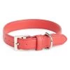 ROYCE New York Small Leather Dog Collar Blush Pink