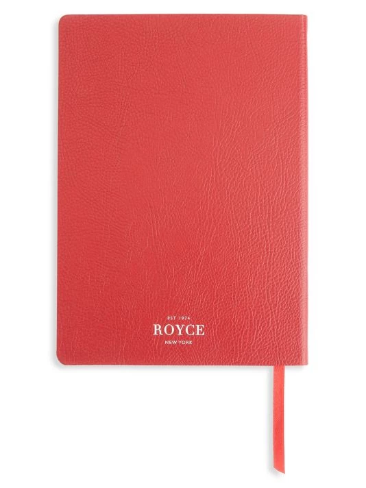 ROYCE New York Contemporary Leather Journal Black 3 ROYCE New York Contemporary Leather Journal Black - Image 3