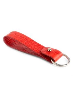 ROYCE New York Croc-Embossed Leather Keychain Black -Cheap ROYCE New York Store unnamed file 731