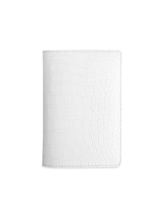 ROYCE New York Alligator Passport Case White 5 ROYCE New York Alligator Passport Case White - Image 5