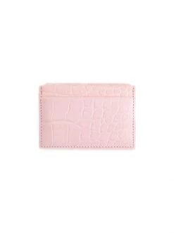 ROYCE New York Croc-Embossed Leather Card Case Light Grey -Cheap ROYCE New York Store unnamed file 776