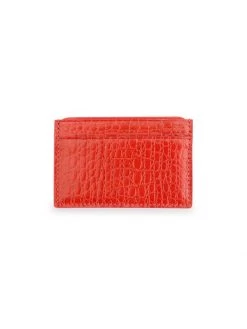 ROYCE New York Croc-Embossed Leather Card Case Light Grey -Cheap ROYCE New York Store unnamed file 780