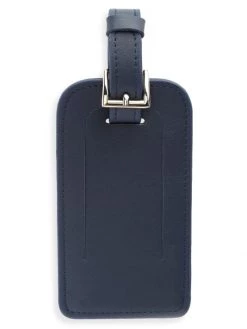 ROYCE New York Leather Luggage Tag Tan