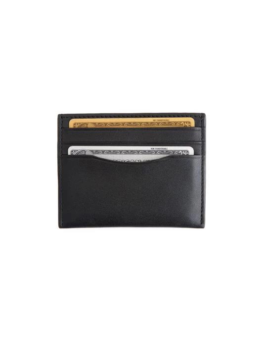 ROYCE New York RFID-Blocking Leather Cardholder Navy Blue 3 ROYCE New York RFID-Blocking Leather Cardholder Navy Blue - Image 3